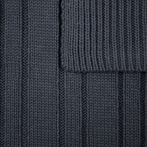 Шарф Knit Beat, серый (графит) - рис 5.