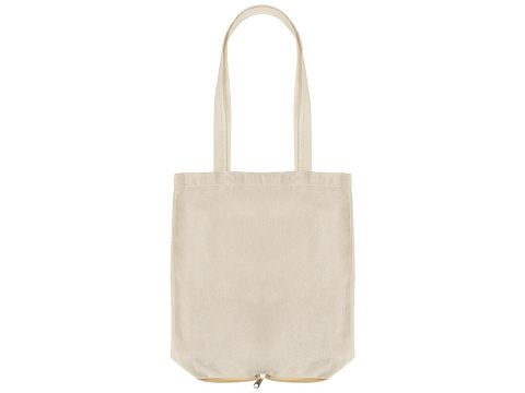 Складная сумка Jute из джута и хлопка, натуральный - рис 13.