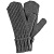 Варежки Nordkyn, серый меланж (эбонит) - миниатюра - рис 2.