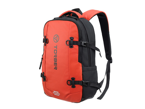 Рюкзак спортивный TORBER Xtreme 18, оранжевый/чёрный, 31 х 12 х 46 см, 17л - рис 2.