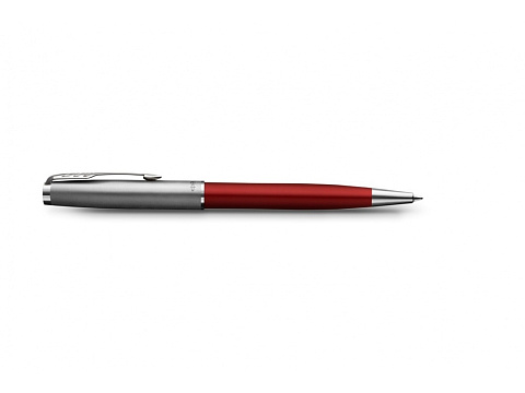 Шариковая ручка Parker Sonnet Entry Point Red Steel CT, стержень: M, цвет чернил: black , в подарочной упаковке - рис 3.