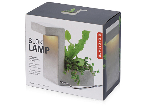 Настольная лампа из бетона Blok Lamp - рис 7.