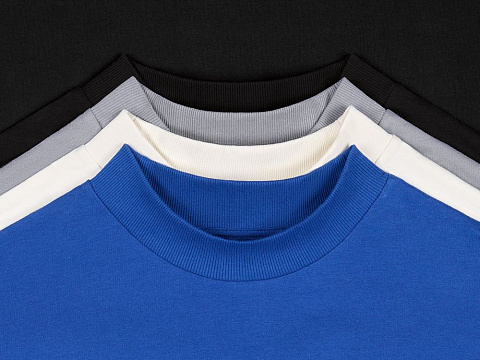 Футболка оверсайз унисекс T9, черная - рис 5.