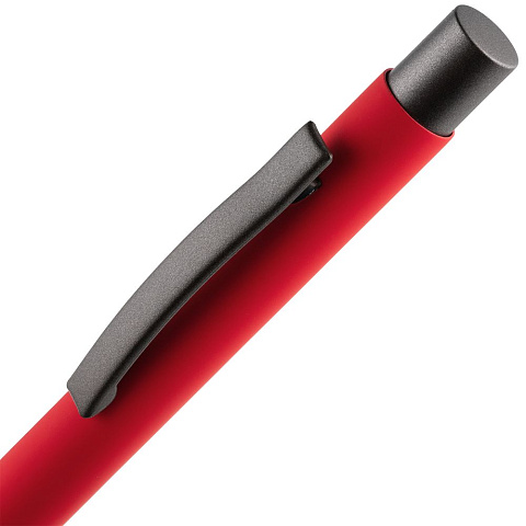 Ручка шариковая Atento Soft Touch, красная - рис 5.
