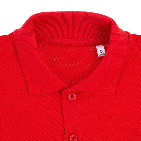 Рубашка поло детская Virma Kids, красная - рис 4.