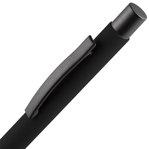 Ручка шариковая Atento Soft Touch, черная - рис 5.
