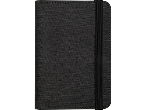 Ross Держатель паспорта с RFID-защитой из переработанного PET-пластика, сертифицированного согласно GRS - угольный - рис 2.