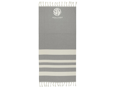 Anders полотенце для хаммама 147 x 75,5 см - сплошной черный - рис 4.