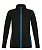Куртка женская Nova Women 200, черная с ярко-голубым - миниатюра - рис 2.