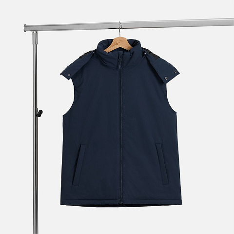 Жилет унисекс Sfera, темно-синий - рис 2.