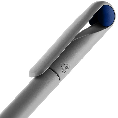 Ручка шариковая Prodir DS1 TMM Dot, серая с синим - рис 6.