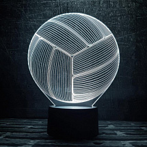 3D светильник Волейбольный мяч