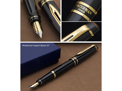 Ручка-роллер Waterman Expert, цвет: MattBlack, стержень: Fblk - рис 7.