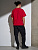 Футболка Oversize Premium, красная - миниатюра - рис 11.