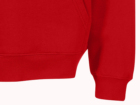 Толстовка с капюшоном оверсайз Berlin унисекс, красный - рис 12.