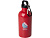 Одностенная бутылка для воды с карабином Oregon, изготовленная из нержавеющей стали, сертифицированной по стандарту RCS, объемом 400 мл - Красный - миниатюра - рис 4.