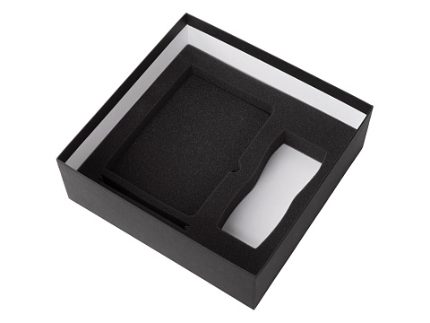 Подарочный набор c блокнотом С1, ручкой и термокружкой Mony Steel, оранжевый - рис 3.