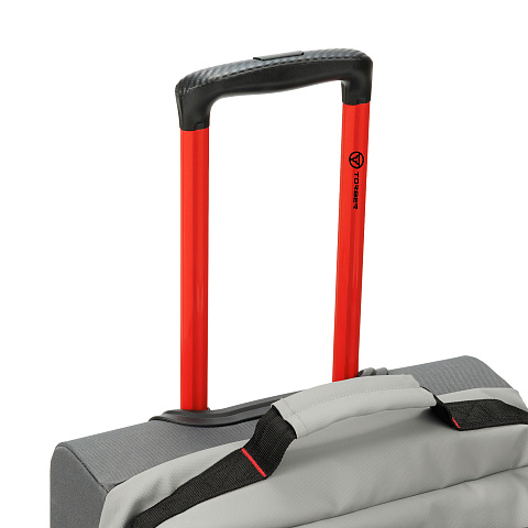Сумка на колесах TORBER РИТМ, серый, полиэстер 900D с PU покрытием, 49 x 35,5 x 26 см, 35 л - рис 6.