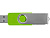 Флеш-карта USB 2.0 32 ГБ Флэш С1, зеленое яблоко - миниатюра - рис 4.