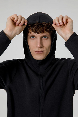 Куртка с капюшоном унисекс Begi, черная - рис 14.