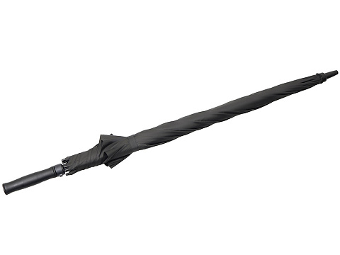 Зонт-трость Glendale 30, черный/серый - рис 10.