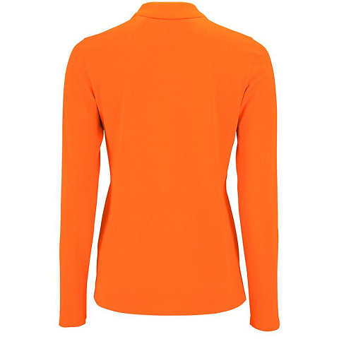 Рубашка поло женская с длинным рукавом Perfect LSL Women, оранжевая - рис 3.