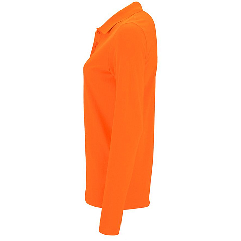 Рубашка поло женская с длинным рукавом Perfect LSL Women, оранжевая - рис 4.