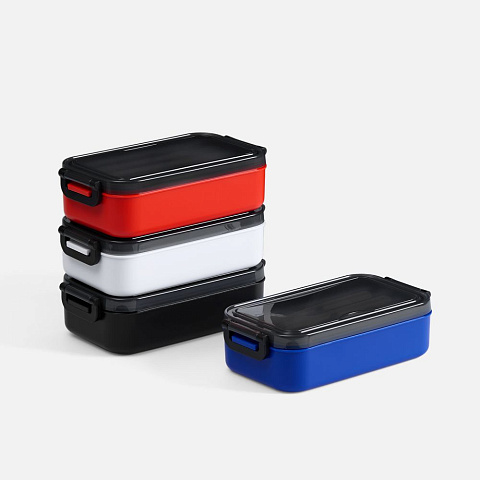 Ланчбокс Pranzo, синий с черным - рис 6.