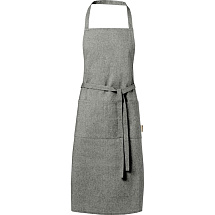 Pheebs 200 g/m2 recycled cotton apron, черный