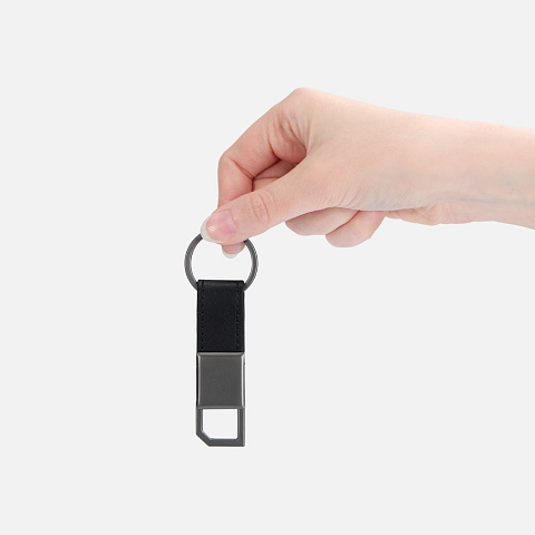 Брелок с карабином Rengas, черный - рис 4.