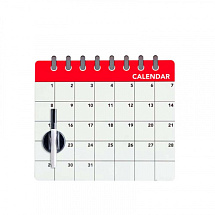 Магнитный календарь с маркером для заметок