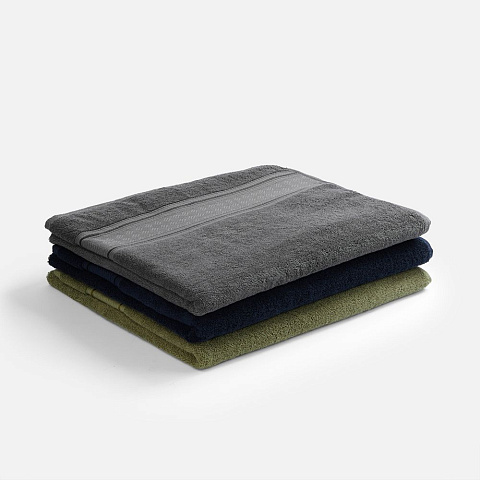 Полотенце махровое Terrychic XL, темно-серое - рис 5.