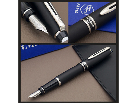 Перьевая ручка Waterman Expert 3, цвет: Matte Black CT, перо: F - рис 4.