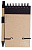 Блокнот на кольцах Eco Note с ручкой, черный - миниатюра - рис 3.