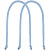 Ручки Corda для пакета M, голубые - миниатюра