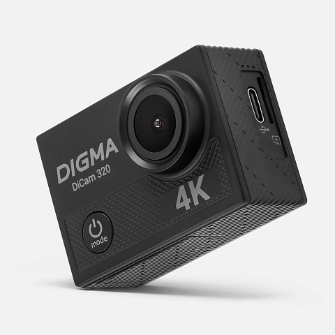 Экшн-камера Digma DiCam 320, черная