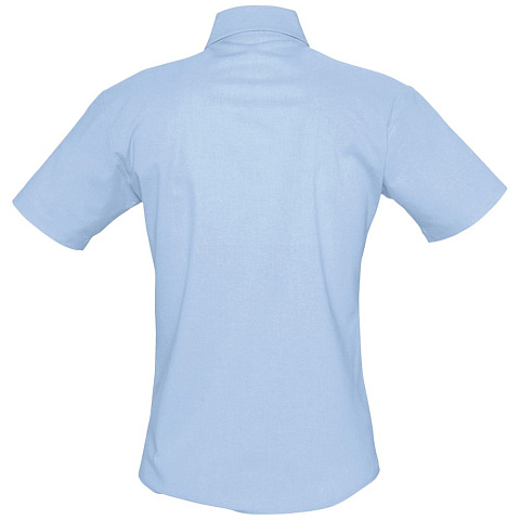 Рубашка женская с коротким рукавом Elite, голубая - рис 3.