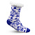 Новогодние носки-тапки (синие) - миниатюра - рис 4.