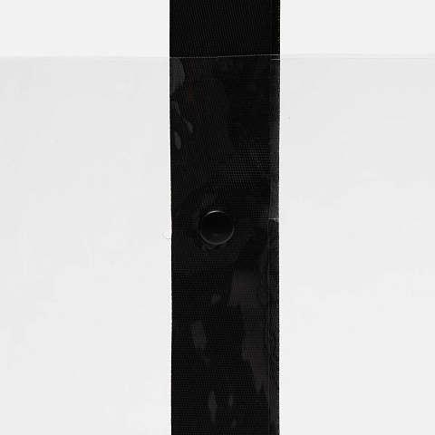 Шопер Clear Fest, ver.2, прозрачный с черными ручками - рис 8.