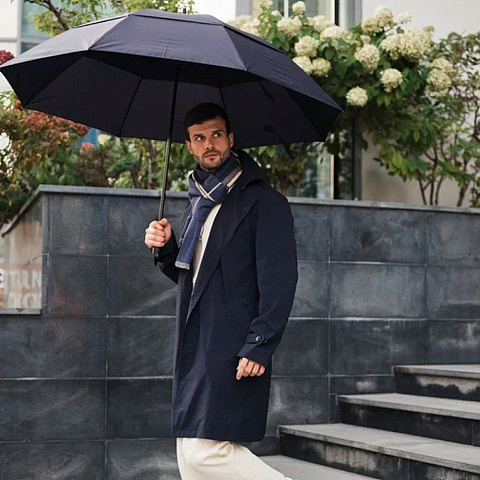 Зонт-трость Executive, черный - рис 6.