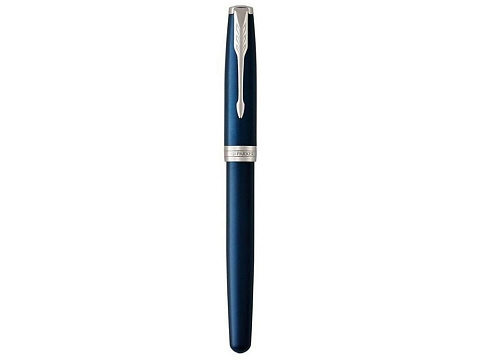 Перьевая ручка Parker Sonnet Blue Subtle CT, перо: F, цвет чернил: black, в подарочной упаковке - рис 3.