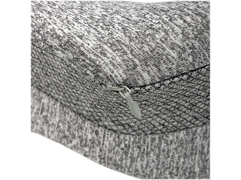 Подушка TORBER, дорожная, с эфектом памяти, серая, полиэстер, 20х27х10 см - рис 3.