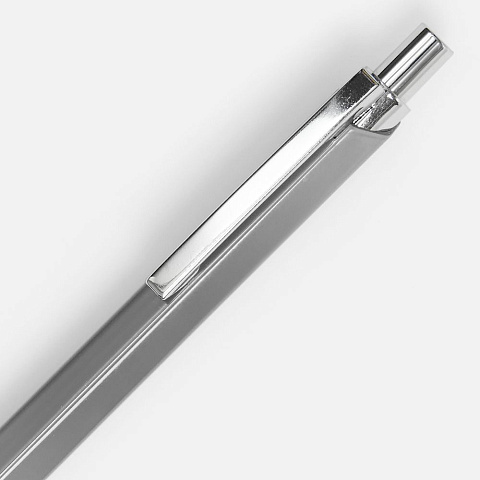 Ручка шариковая Alumno, серая - рис 4.