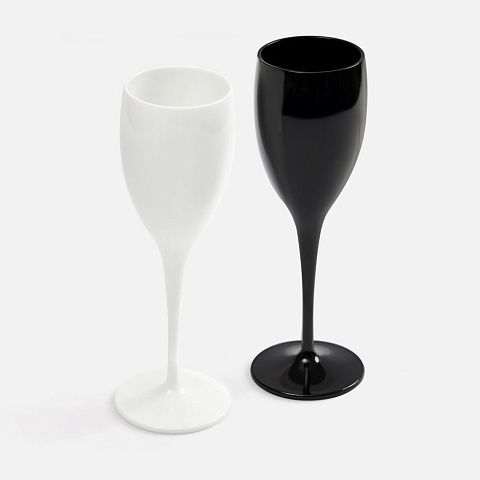 Бокал для шампанского Empresa, белый - рис 4.