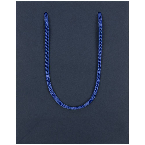 Пакет бумажный Vid S, синий - рис 3.