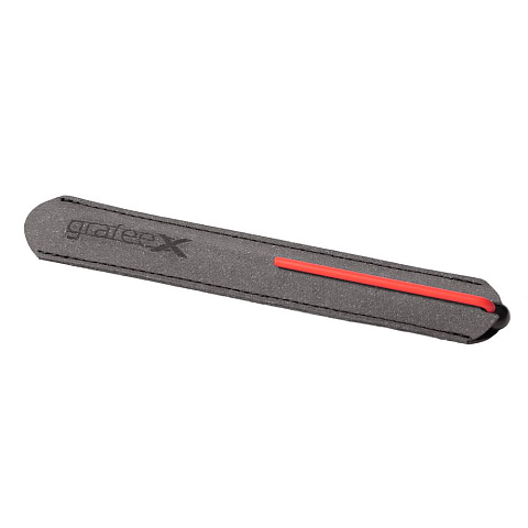 Шариковая ручка GrafeeX в чехле, черная с красным - рис 5.
