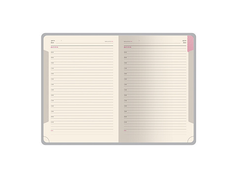 Ежедневник недатированный с индексами А5 Prime, бордовый - рис 7.