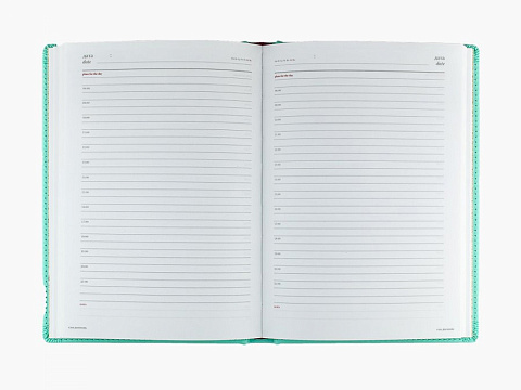 Ежедневник недатированный А5 Velvet, зефирный мятный (Р) - рис 2.