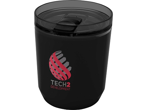 Hudson кружка из переработанного пластика с двойными стенками объемом 180 мл, сплошной черный - рис 6.