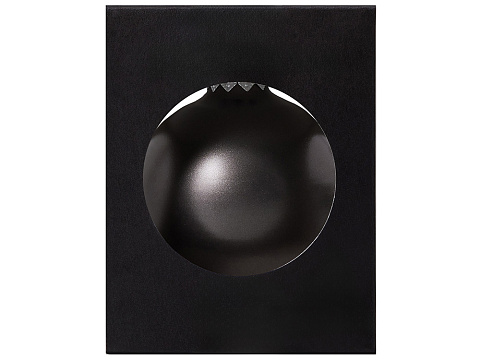 Стеклянный елочный шар Christmas bauble, черный металлик, с серебристым колпачком в черной коробке - рис 3.